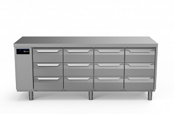 REFR.COUNTER 590LT 12x1/3DRAW REMOTE (Code 710092)