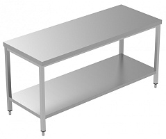 Electrolux Professional LSGTG1700E WORK TABLE 1700 MM WITH LOWER SHELF (Code 134089)