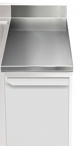 Electrolux Professional TPLA6A WORK TOP WITH UPSTAND 600MM (121133)