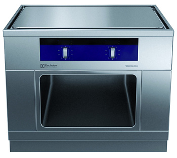 Modular Cooking Range Line thermaline 90 - 4 Zone Freestanding Electric Solid Top with Ecotop, 2 Sides, H=700 - H3 -Marine (Code 589881)