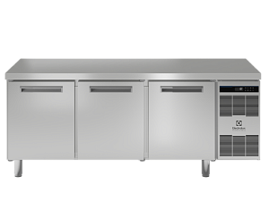 Electrolux Professional BPLER3NL Pastry and Bakery Line 3 Door Refrigerated Counter, -2°/+7°C, 600X400 grid (Code 728969)