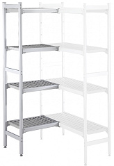 Electrolux Professional CLS830 ALUM.CORNER SHELV.-POLY.TIERS-475X834MM (Code 137071)