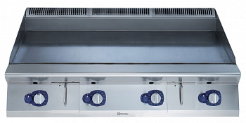 GAS FRY TOP HP SMOOTH PLATE 1200 MM (Code 391061)