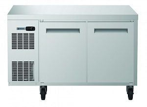 Electrolux Professional EJ2HBAAXXG Digital Undercounter ecostore HP Refrigerated Counter - 2 Door (R290) with top and wheels, UK plug (Code 710448)