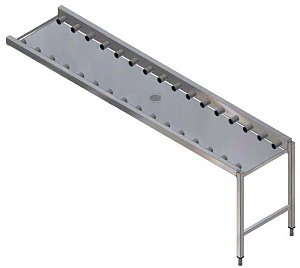 Electrolux Professional HSRC26SR STATIONARY CONVEYOR,SHORT ROLLERS,2600MM (Code 865006)