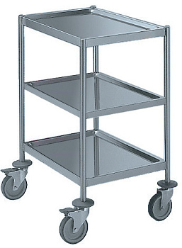 3-TIER SERVICE TROLLEY 400 MM (Code 361226)