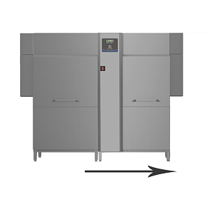 Electrolux Professional EDR25PELA5WV DUAL RINSE RT, 250R/H, ELECTRIC, WASH-SAFE, 0-LIME, ESD, L>R, 50HZ (CODE 535107)