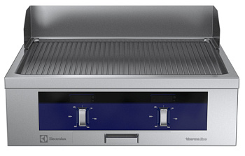 EL.FRYTOP,RIBBED PL,1SIDE,800X800X250H (Code 588066)