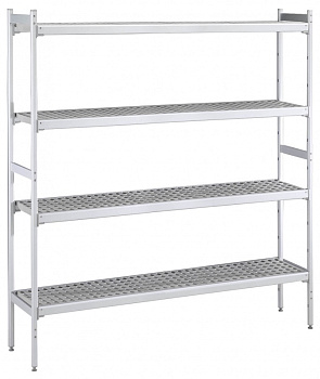 Electrolux Professional ALS2760 ALUM.LINEAR SHELV.-POLY.TIERS-373X2760MM (Code 137028)
