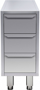 Electrolux Professional TE3C4 AMBIENT UNIT WITH 3 DRAWERS 400MM (121824)