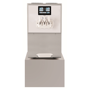 Electrolux Professional POR214DGA3PH SOFT ICE CREAM DISPENSER 2X12L TANK-1,95L CYLINDER,2FLAVOURS+1MIX, ELECTRON.CONTROL-TOUCH SCREEN PANEL,240CONES-GRAVITY (CODE 560074)