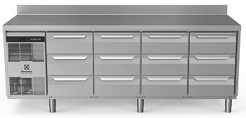 Digital Undercounter ecostore HP Premium Refrigerated Counter - 590lt, 12 Drawers with upstand (Code 710161)