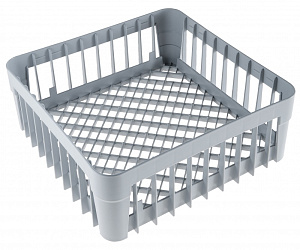 Electrolux Professional SBGA400 SQUARE BASKET W/ANG GLASSES 400X400X150 (Code 867067)