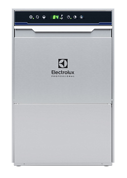 Electrolux Professional ESDICG3 Geschirrspülen Gläserspüler (klein), mit isolierter Doppelwand, elektronische Steuerung, Kaltwasser-Spülung, eingebaute Ablaufpumpe, Reiniger- und Klarspülmitteldosierer, 3 Zyklen, 30b/h - ohne Stecker (400V/3N) (Code 402223)