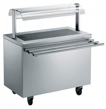 Electrolux Professional FSV11F3X KÜHLTISCH, KÜHLWANNE, 3 GN, NIRO, 1125MM (Code 320133)