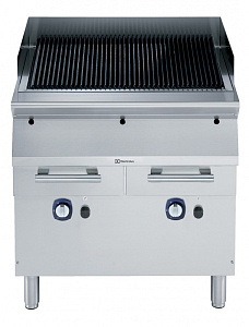 Electrolux Professional E7GRGHGCFU GAS GRILL ON BASE 800MM (Code 371238)