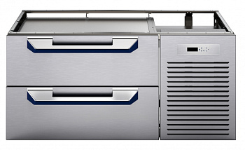 Modular Cooking Range Line thermaline 90 - 1200 mm Ref-freezer Base with 2 drawers, 1 Side, H=550 (R290) (Code 589681)
