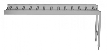 Handling System for Dishwasher Conveyor, long rollers (Code 865195)