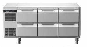 Electrolux Professional EK3R7BBBH Digital Undercounter ecostore HP Concept Refrigerated Counter 6x½ Drawers (without worktop) 60Hz (Code 710373)