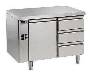 Electrolux Professional HB1P3CR KÜHLTI. 1 TÜR + 3 SCHUBL 1/3, -2+10°, ZK (Code 728254)