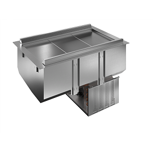 Electrolux Professional D12C3 DROP-IN REFRIGERATED WELL, VENTILATED, 3GN (CODE 341047)