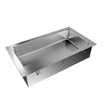 DROP-IN BAIN-MARIE, WATER, SINGLE WELL, 3GN (CODE 341001)