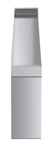 Electrolux Professional MCNABBAOOO WORK TOP,CLOSED,1-S,BACKSPL,100X900X250H (Code 589151)