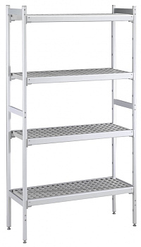 ALUM.LINEAR SHELV.-POLY.TIERS-373X1606MM (137020)
