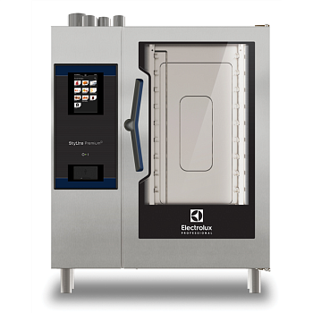 SKYLINE PREMIUMS OVEN 10 GN 1/1 - GAS - BOILER AISI 316 - 3-GLASS (CODE 229772)