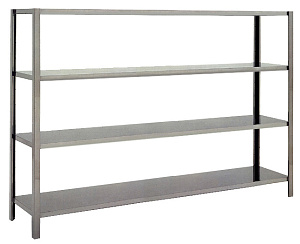 Electrolux Professional SSH19 S/S SHELVING W/ 4 SOLID SHELVES 1970 MM (329021)