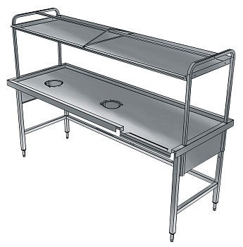 SORTING TABLE L&gt R 2200 MM X 1100 MM (Code 865345)