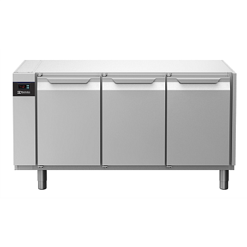 REFR.COUNTER 440L 3xDOOR NOTOP REM CU_LFT GALV (CODE 710329)