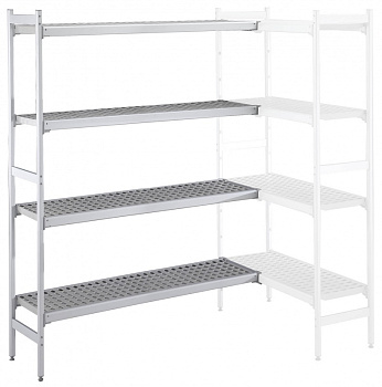 ALUM.CORNER SHELV.-POLY.TIERS-373X2196MM (137066)
