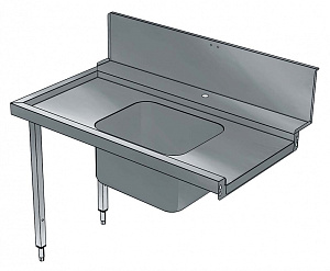 Electrolux Professional BHRPTB12L PREWASH TABLE+BOWL L>R 1200MM-RACK TYPE (Code 865323)