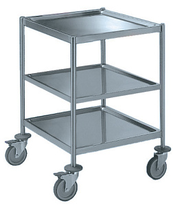 Electrolux Professional STR603 3-TIER SERVICE TROLLEY 600 MM (Code 361214)