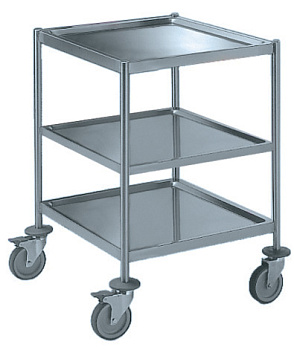 3-TIER SERVICE TROLLEY 600 MM (Code 361214)
