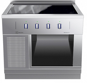 Electrolux Professional MBJJGBJ1AO FULL INDUC,OPEN,4ZONE,1S,BS,1000X850X700 (Code 588660)