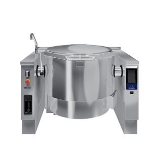 Electrolux Professional PBOT20WQES ProThermetic Sprint Electric Tilting Boiling Pan, 200lt Hygienic Profile, Freestanding with Stirrer and Variable Speed (Code 586949)