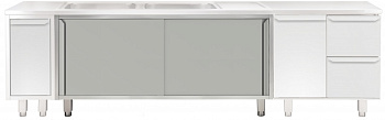 Electrolux Professional TEL2S18 UNTERSCHRANK FÜR SPÜLENABDECKUNG 1800MM (Code 121828)