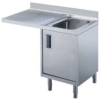 Electrolux Professional MARMSX SPÜ.-SCHR. UT-MASCH.,1BECKEN+ABL.LI.1200 (Code 132716)