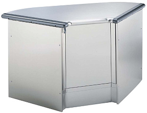 Electrolux Professional ZLKS90I NIROSOCKEBLENDE ECKAUSFÜHRUNG INNEN 90° (Code 856078)