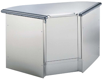Electrolux Professional ZLKS90I NIROSOCKEBLENDE ECKAUSFÜHRUNG INNEN 90° (Code 856078)