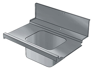 Electrolux Professional BHRPIB10L PREWASH INFILL TOP+BOWL L&gt R 1000-RACK T. (Code 865331)