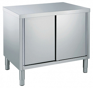 Electrolux Professional MTN1200PN Standard Preparation 1200 mm Worktop Cupboard with Shelf and Sliding Doors (Code 132771)