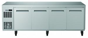Electrolux Professional EJ4HBAAAAG Digital Undercounter ecostore HP Refrigerated Counter- 4 Door (R290) with top and wheels, UK plug (Code 710452)