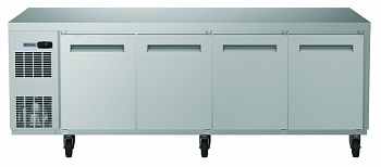 Digital Undercounter ecostore HP Refrigerated Counter- 4 Door (R290) with top and wheels, UK plug (Code 710452)