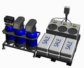 Water Treatment Kit water softener for rack type (Code 865284)