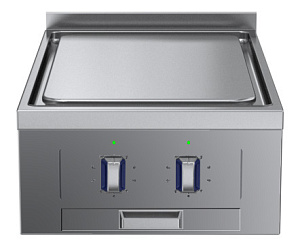 Electrolux Professional MBLABBEOAO EL.SOLID TOP,2 ZONE,1S,BSPL,500X850X250H (Code 588500)