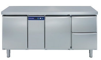 REFR.COUNTER 440 LT,2DOORS,2DRAWERS,REM. (Code 726568)