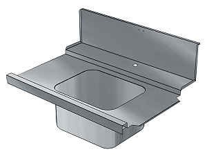 Electrolux Professional BHHPIB10R PREWASH INFILL TOP+BOWL R&gt L 1000-HOOD T. (Code 865317)